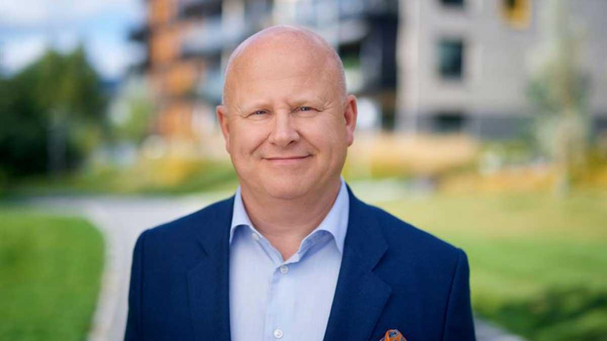 Baard Schumann, vd för den norsk-svenska bostadsutvecklaren Nordr, tror på tvåsiffriga prisökningar på nyproducerade lägenheter i Sverige i år. (Foto: Nordr)