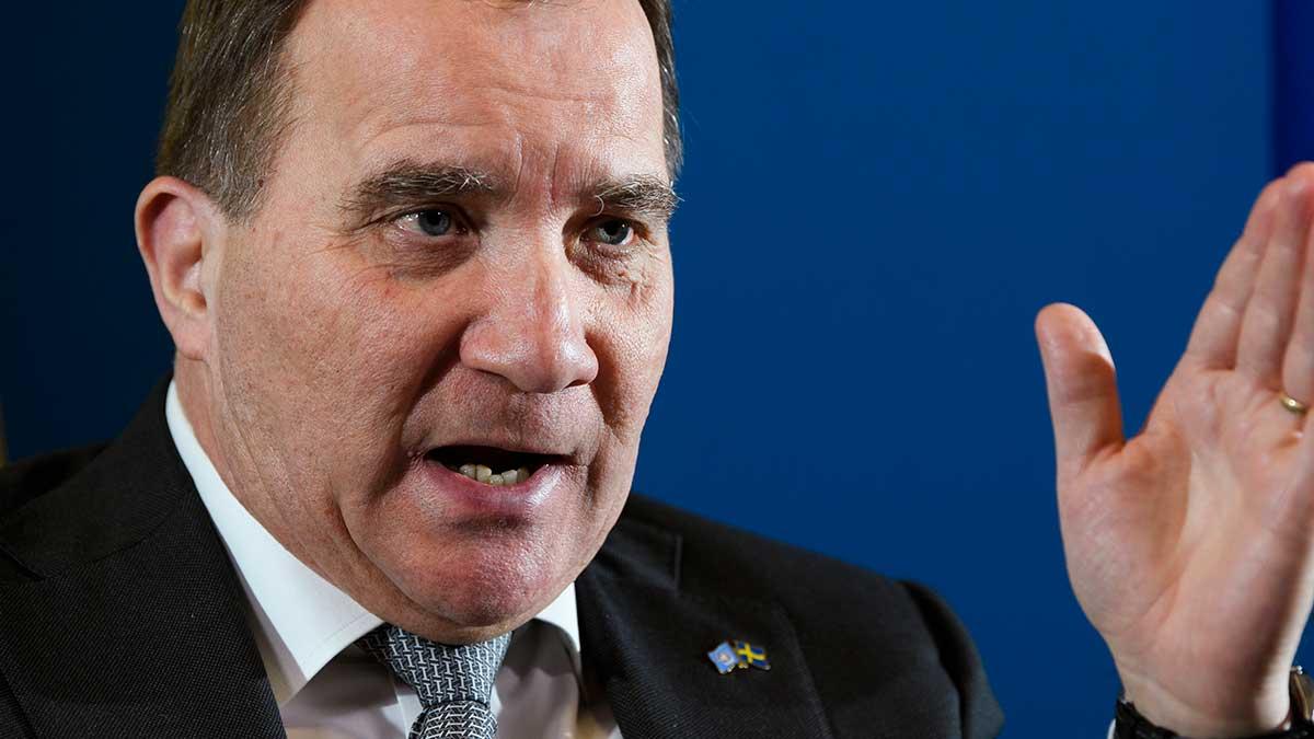 Stefan Löfven känner "vrede" över hoten och hatet mot Folkhälsomyndighetens personal. (Foto: TT)