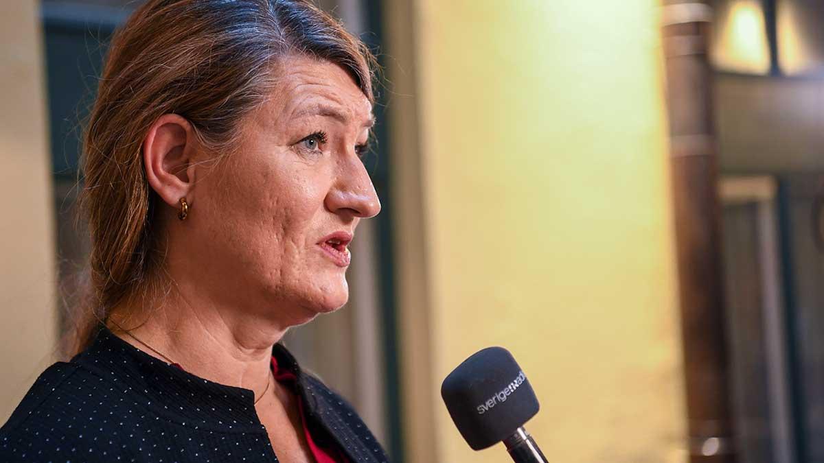 LO-ordföranden Susanna Gideonsson. (Foto: TT)