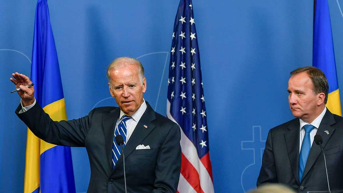 Joe Biden och Stefan Löfven 2016