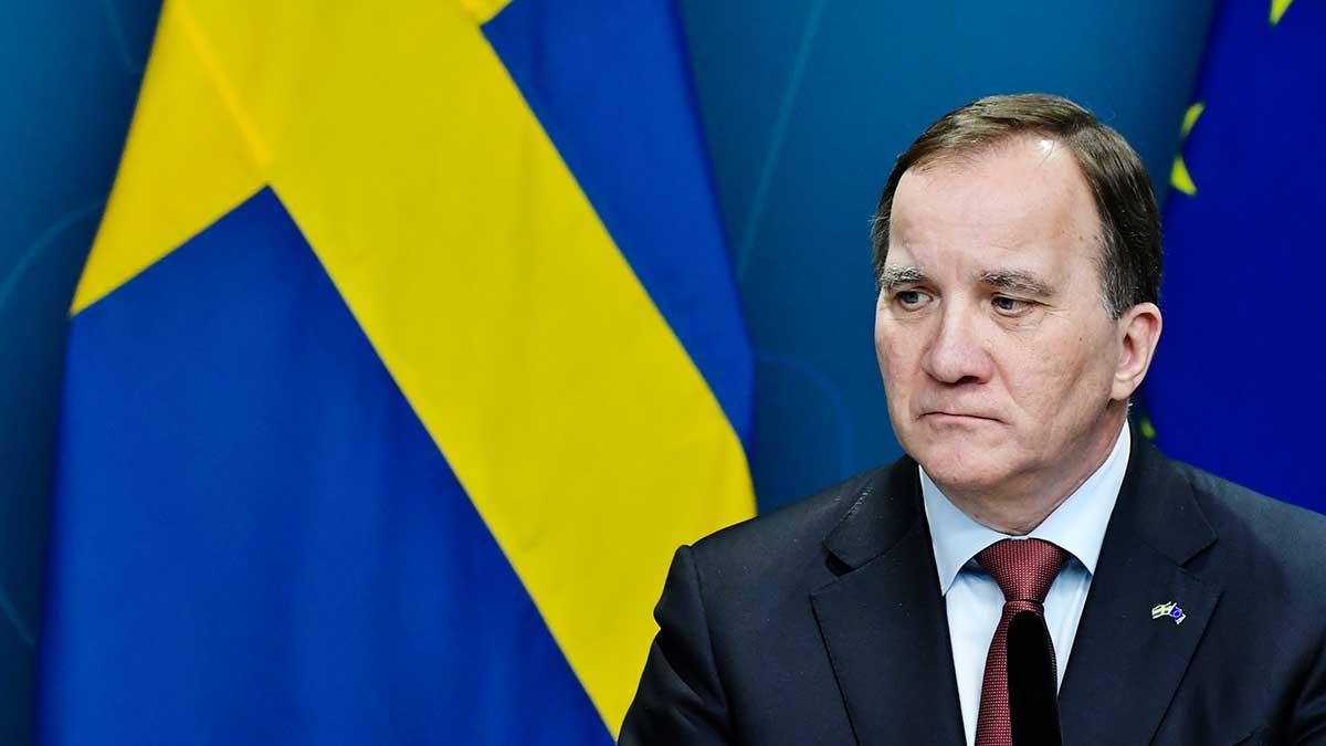 Stefan Löfven (S) säger att det inte är aktuellt att stänga ned gallerior just nu. (Foto: TT)