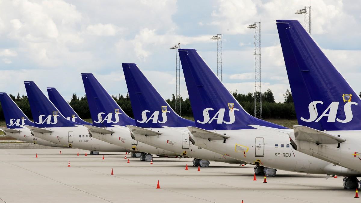 Ett utlåtande från EU-domstolens generaladvokat kan resultera i att SAS slipper en miljardnota för flyg som blev inställda under pilotstrejken 2019. (Foto: TT)