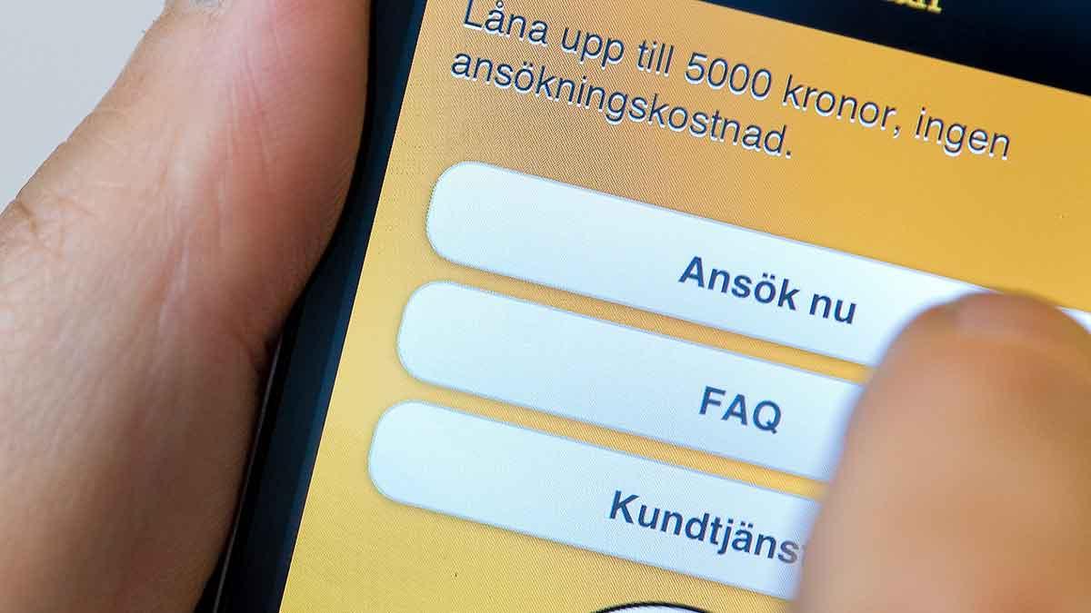 sms-lån aktieköp oroväckande