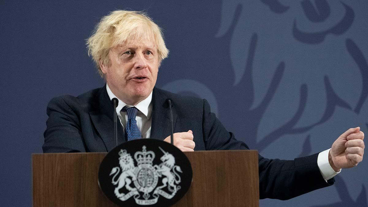 covidrestriktioner Boris Johnson