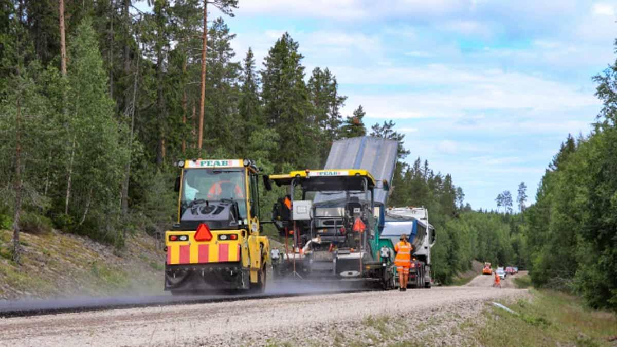 Asfalt med lägre klimatavtryck