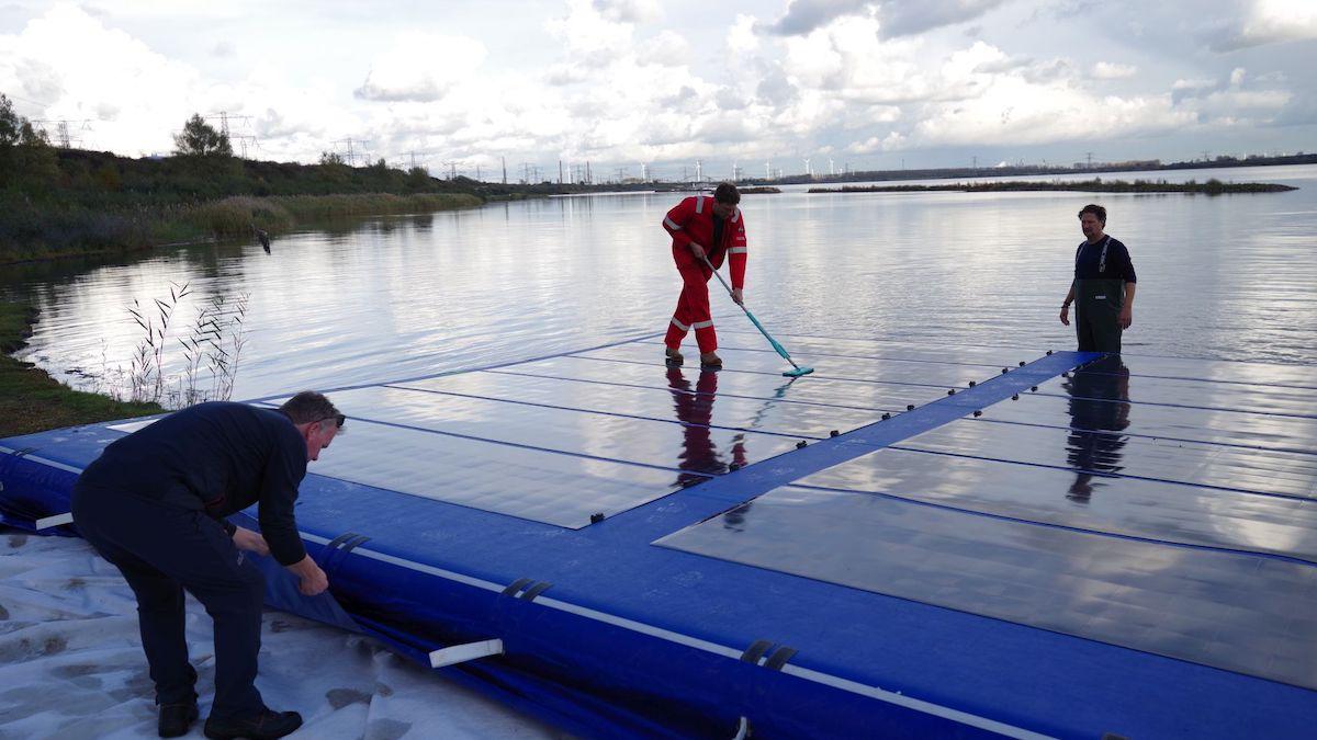 Midsummer levererar solcellsfilm som flyter på vatten.