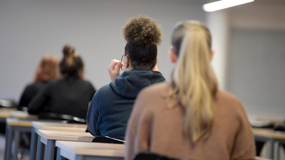 Studenter i bänk. Utbildningsgapet växer.