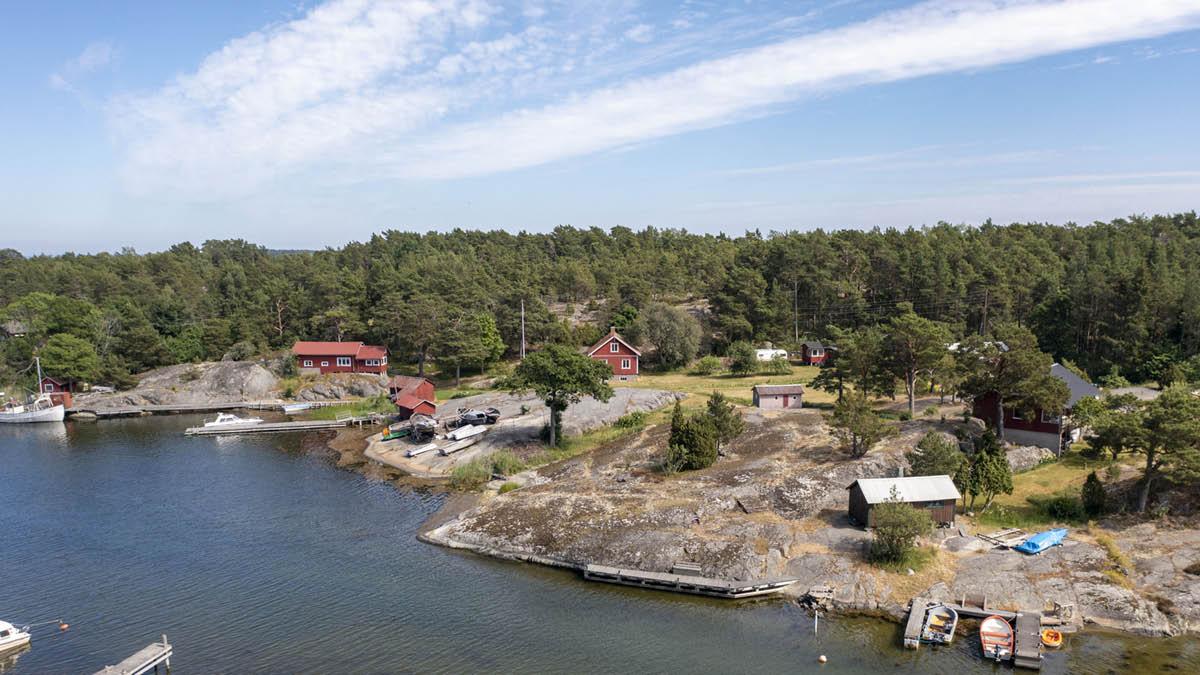 Villa i Stockholms skärgård.