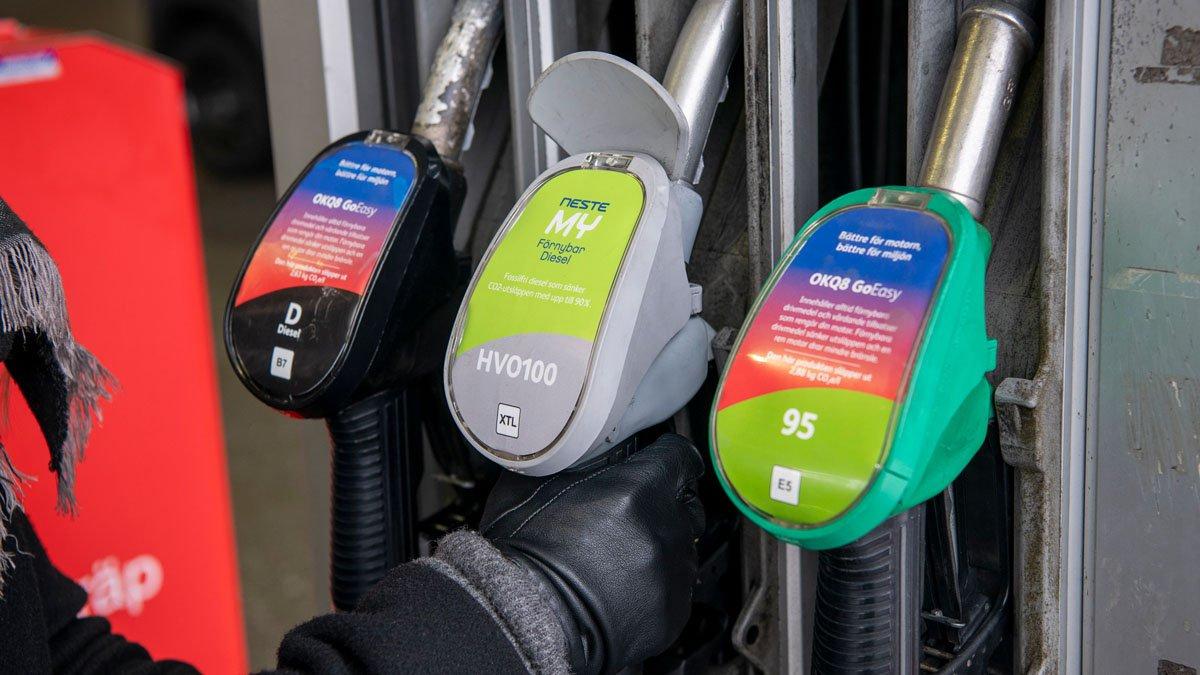 punpar för biodrivmedel