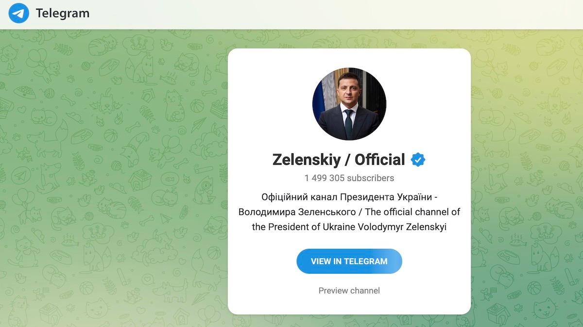 Telegram – kanalen för Ukraina i informationskriget