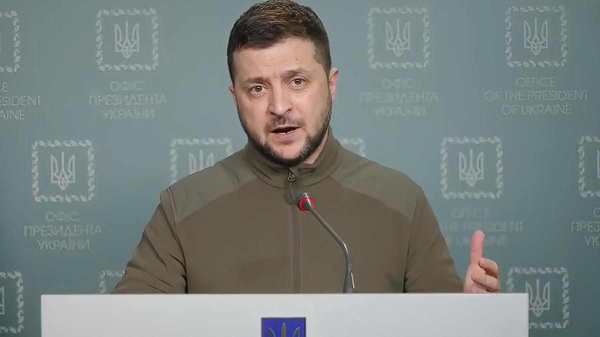 Ukrainas president Volodymyr Zelenskyj