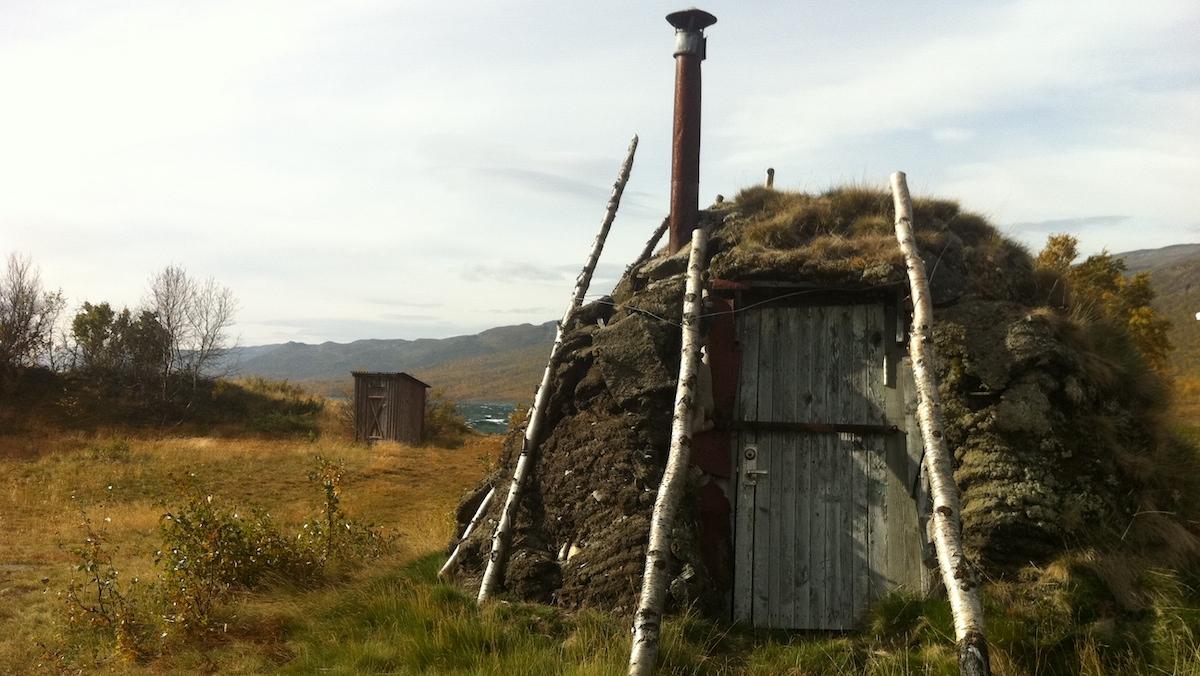 Samisk kåta på Kungsleden.