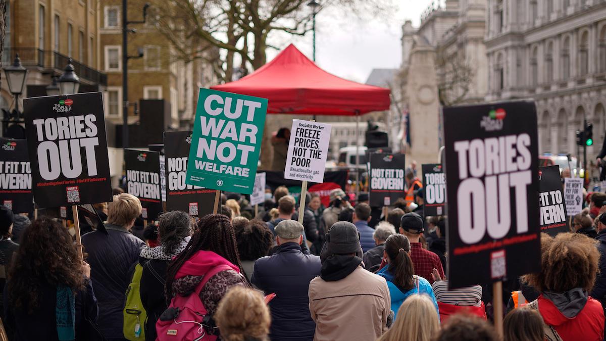 London, demonstration