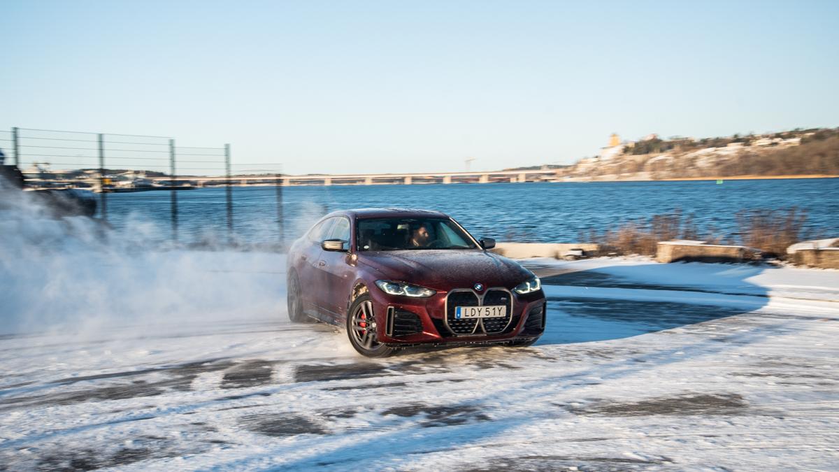 BMW i4 M50 sladdar