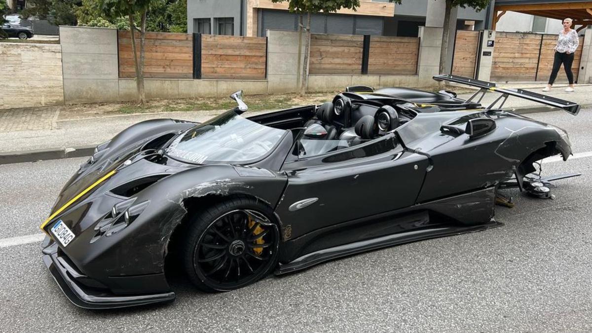 Pagani Zonda krockad