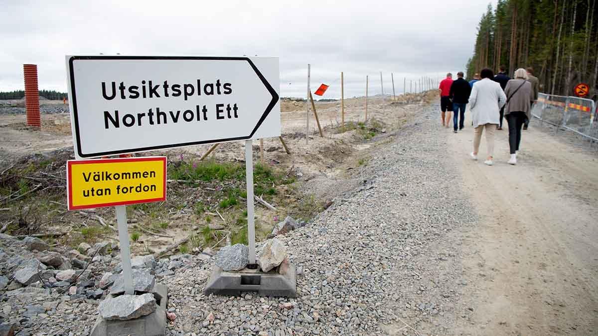 Skylt Northvolt