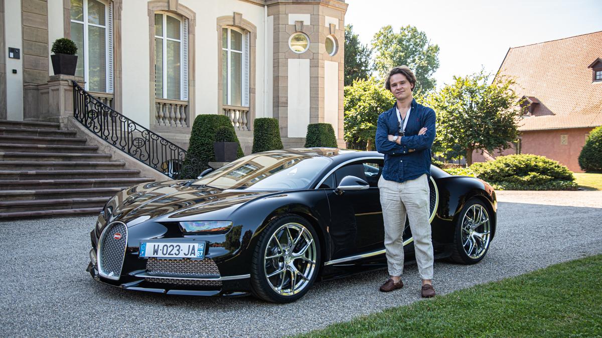Bugatti Chiron Sport vid fabriken