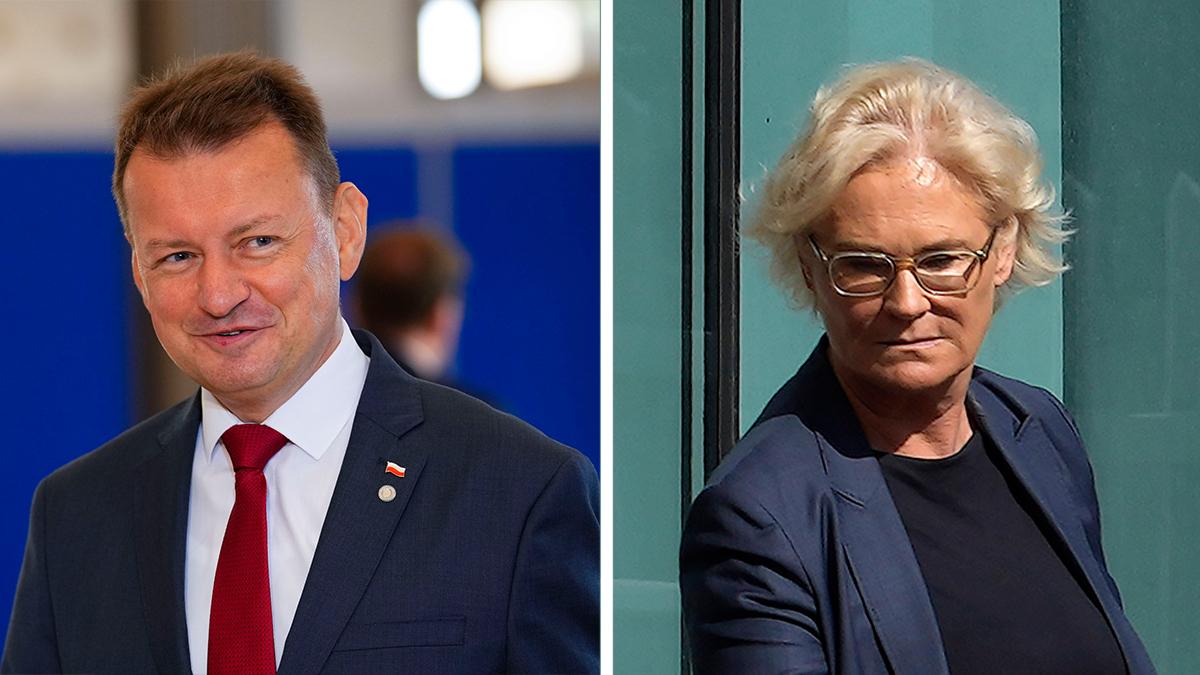 Polens försvarsminister Mariusz Blaszczak har begärt att Tyskland flyttar Patriot-missiler till Ukraina men Tysklands försvarsminister Christine Lambrecht har avvisat begäran