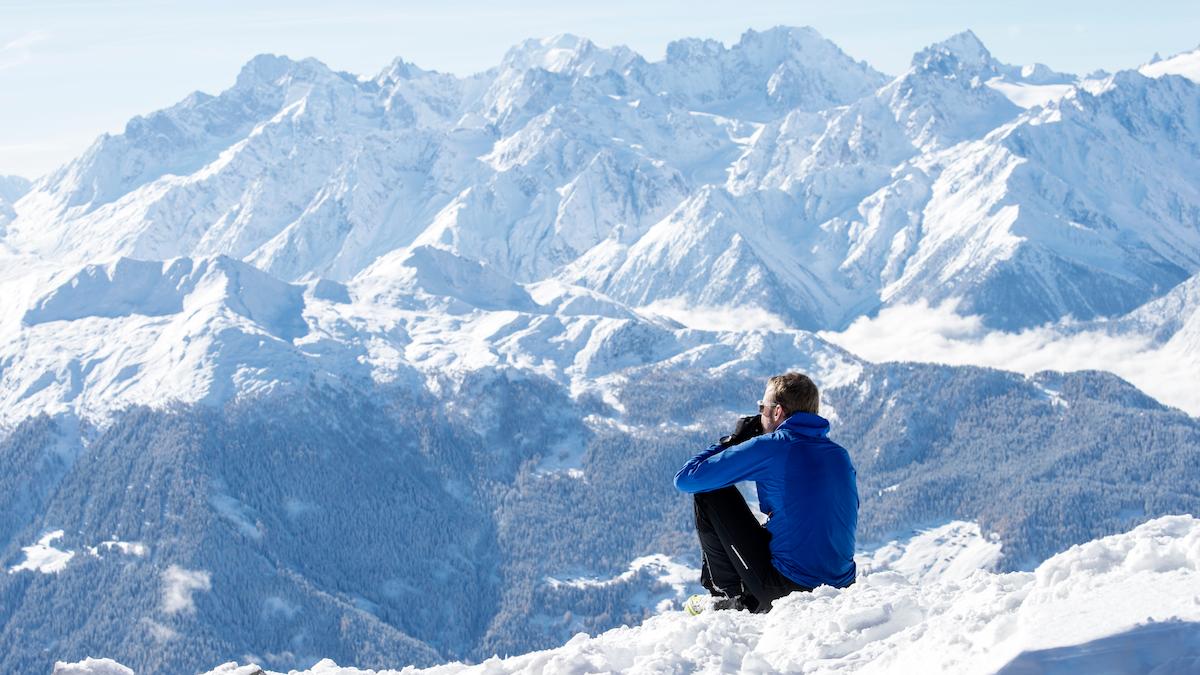 Skidanläggning i Alperna