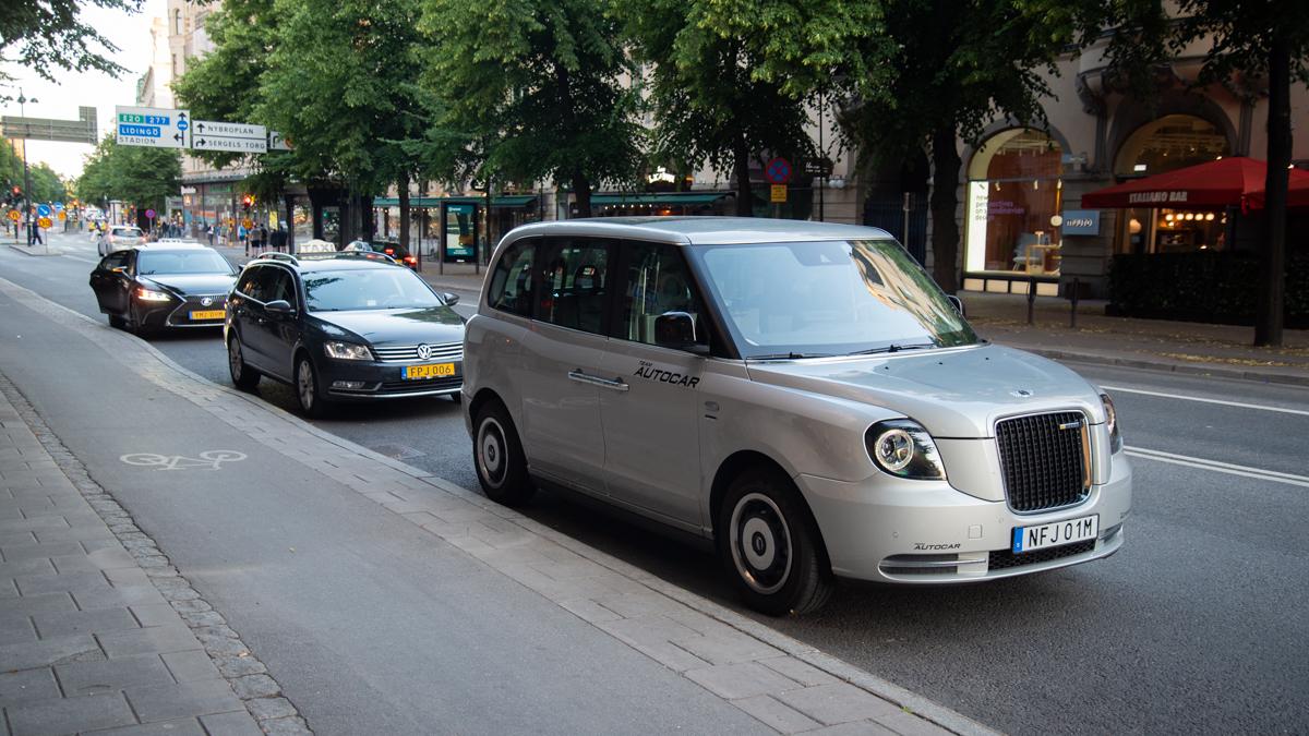 TX med andra taxibilar