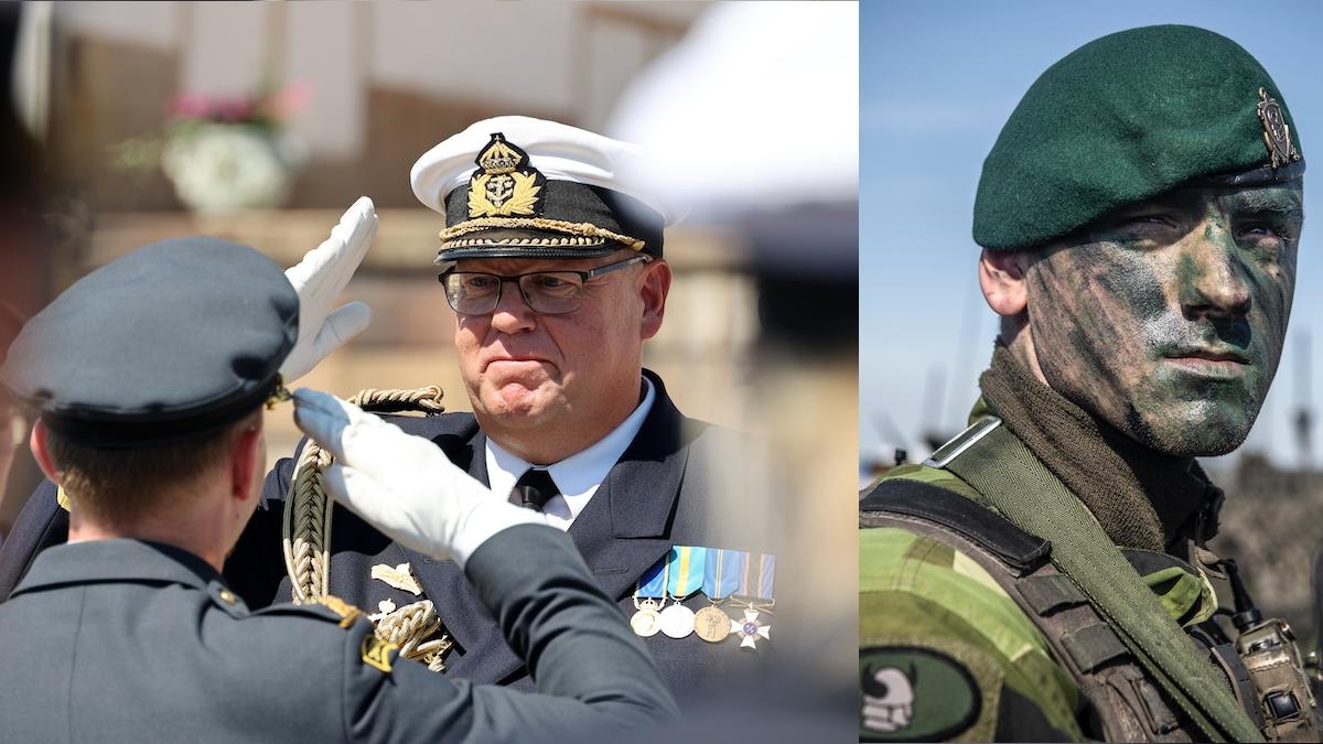 cv militär försvar karriär