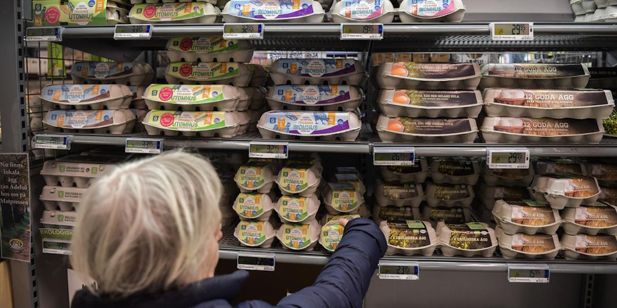 Det råder brist på ägg i Norge