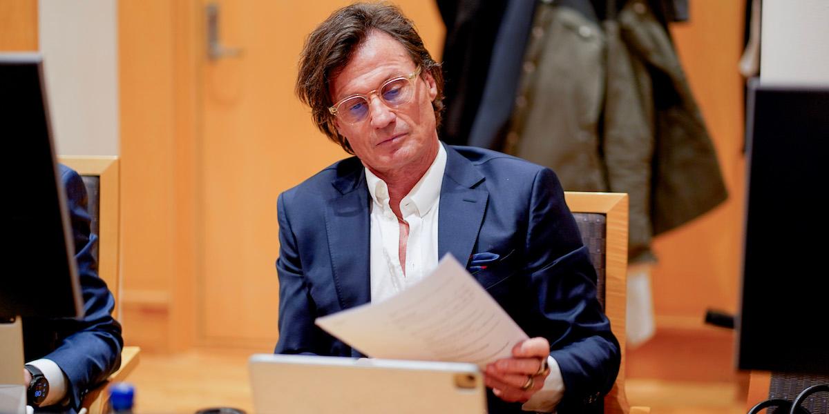Petter Stordalen i Oslo tingrätt, måndagen den 4 mars 2024.