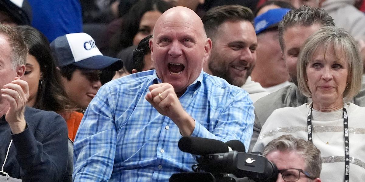 Steve Ballmer är världens sjätte rikaste person