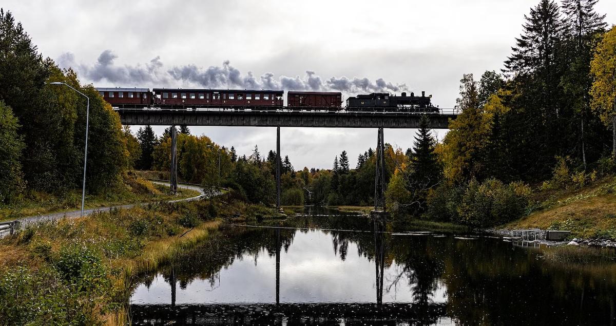Inlandsbanan passerar fantastisk natur