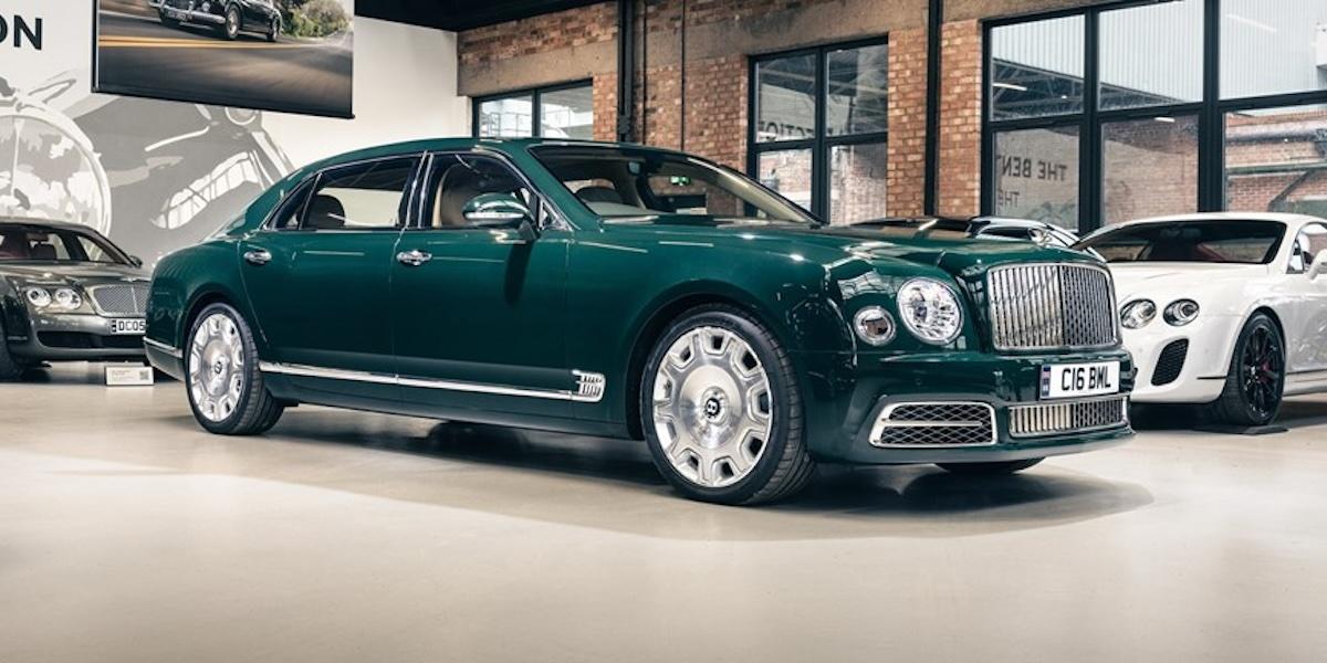 Den sista Bentley Mulsanne är nu sparad