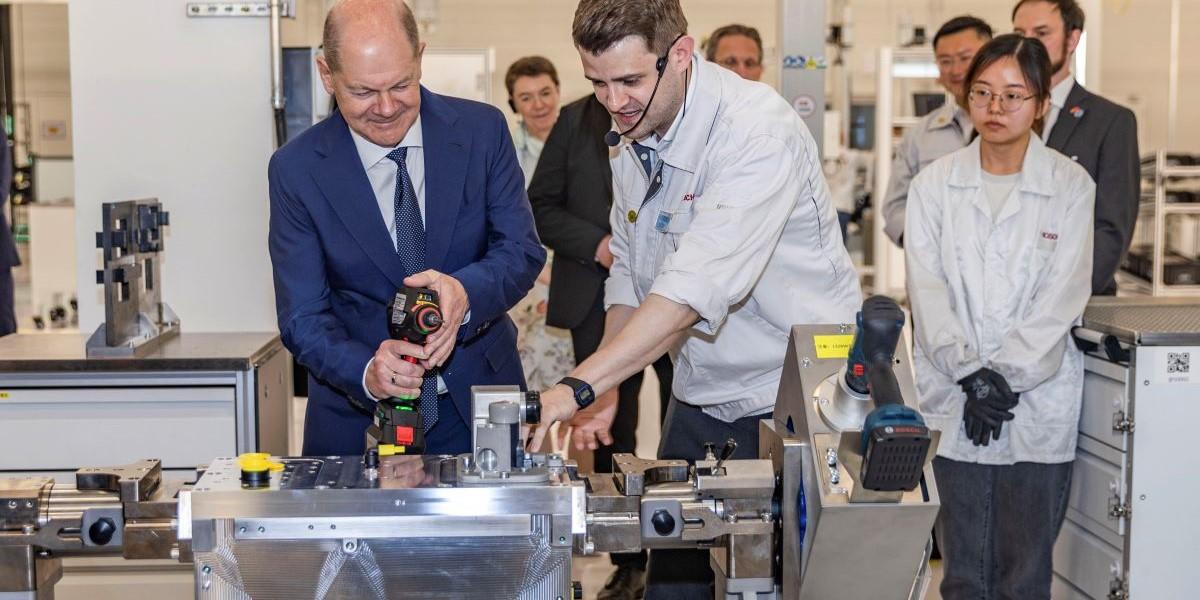 Olaf Scholz ställer krav på Kina om handel på rättvisa villkor