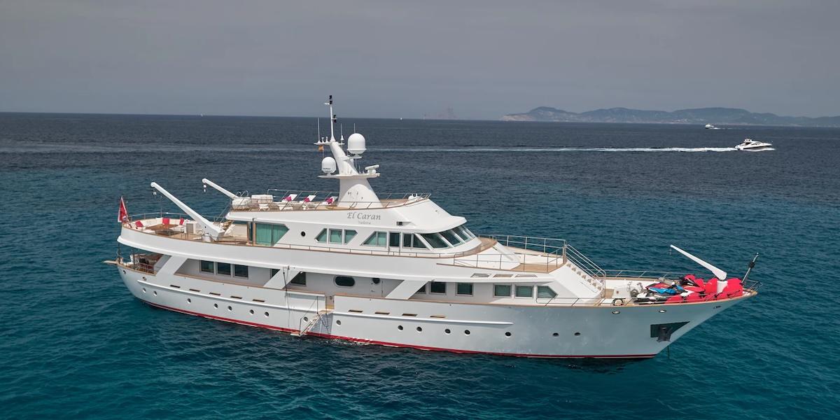 David Bowies yacht