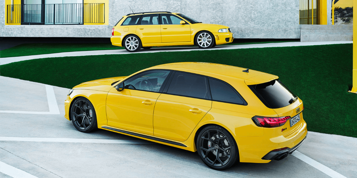 Audi firar 25-årsjubileet av RS 4 genom att släppa en specialmodell, Audi RS 4 Avant edition 25 years. (Foto: Audi)