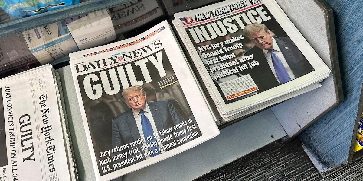 Trump. Skyldig? Det beror på vem du frågar.