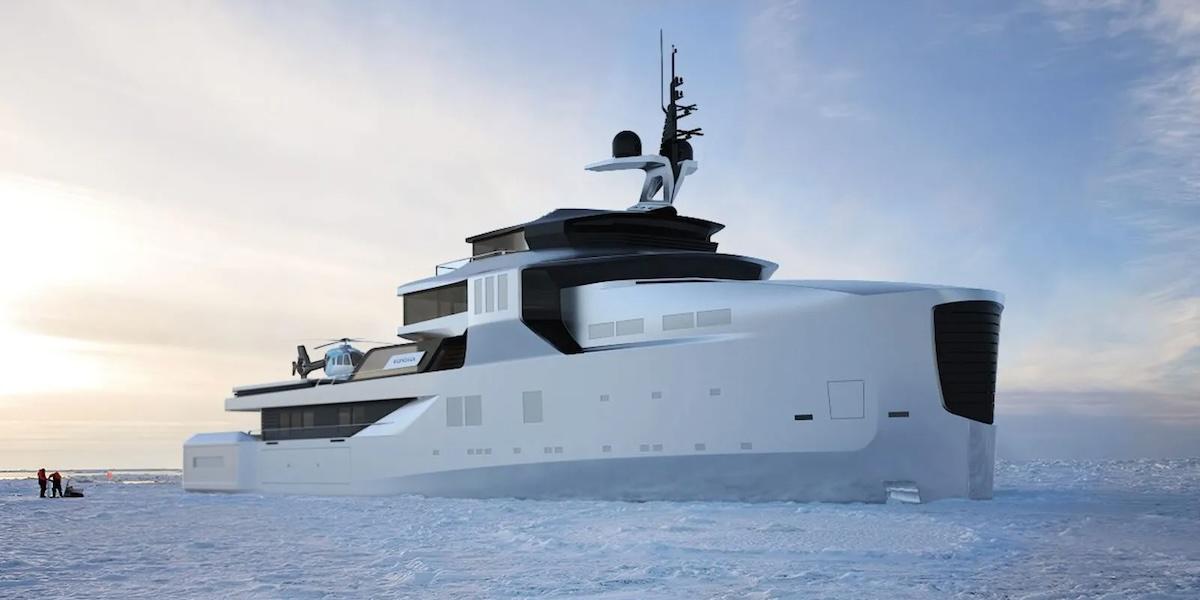 Bränslefri superyacht.