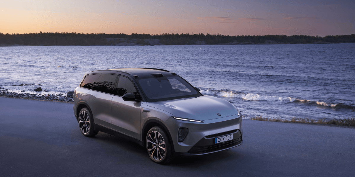 NIO EL8. En nyhet för den Europeiska marknaden. Kommer i september. (Foto: Nio)