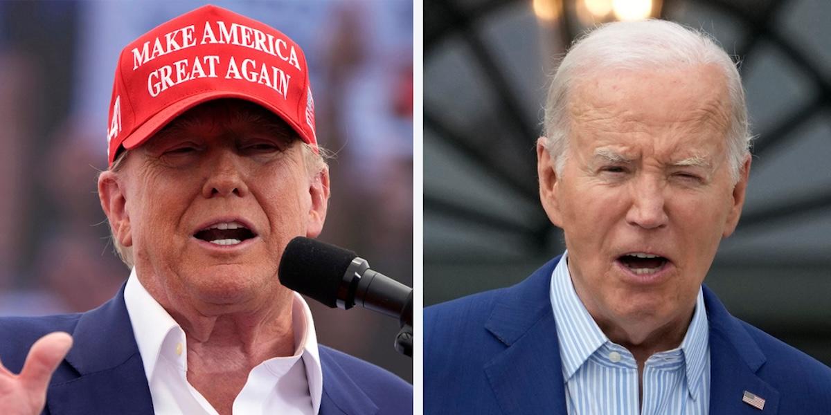 Donald Trump och Joea Biden