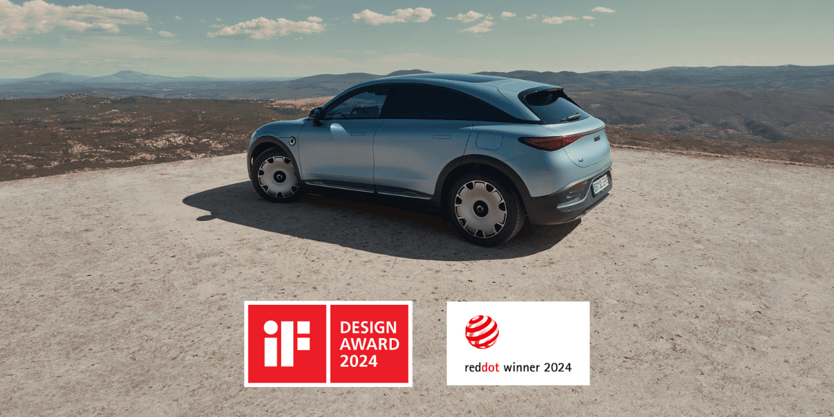 Smart #3 vinner fina designpriser, utklassar de andra. (Foto: Smart)