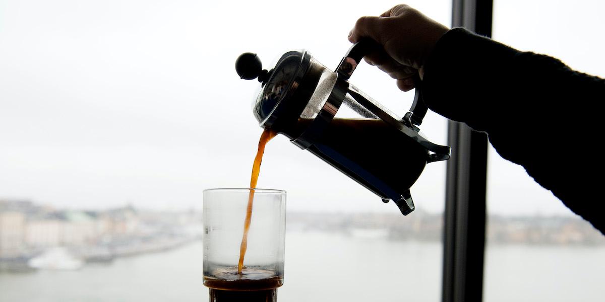 Hälla upp kaffe