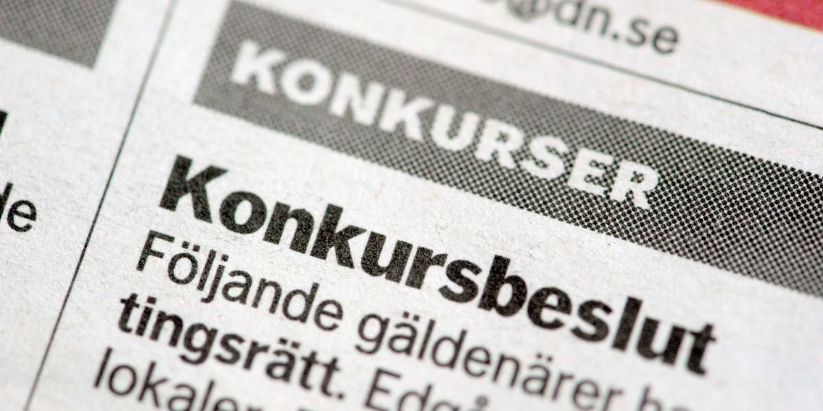 Miljardkonkurs i Göteborg