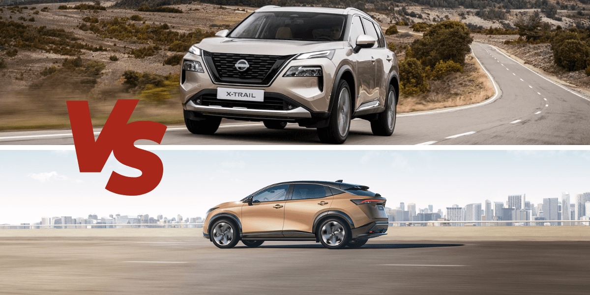 Nissan Ariya mot X-trail. Vilken är bäst enligt motorjournalisterna i Europa? (Foto: Nissan)