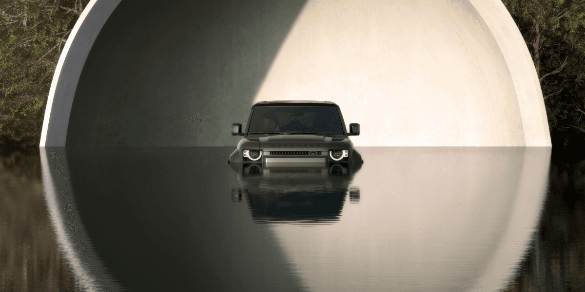 Defender OCTAs namn är inspirerad av den tuffaste och mest åtråvärda mineralen på jorden – en diamant – och den oktaedriska formen som ger dess distinkta utseende och hållbarhet. (Foto: Land Rover)