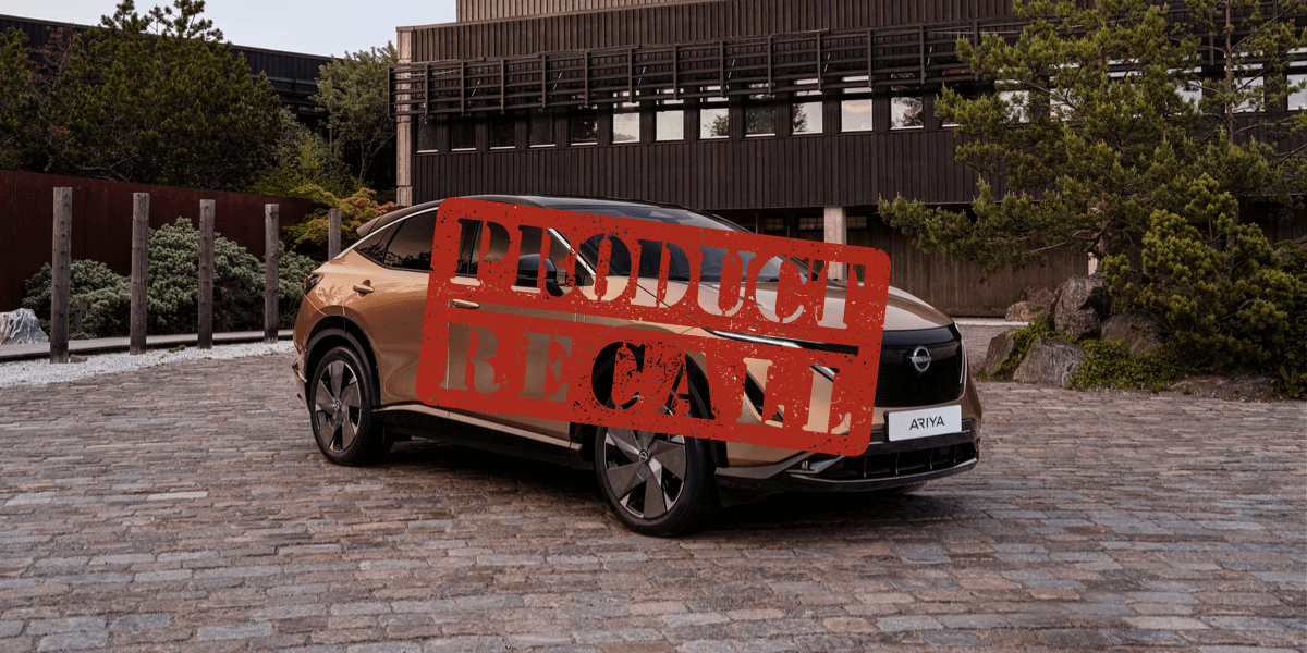 Dags igen. Nissan Ariya behöver uppdateras för ett problem som upptäcktes i 2023. En del av de bilarna som uppdaterades då har inte fått rätt uppdatering. Snurrigt. (Foto: Nissan)