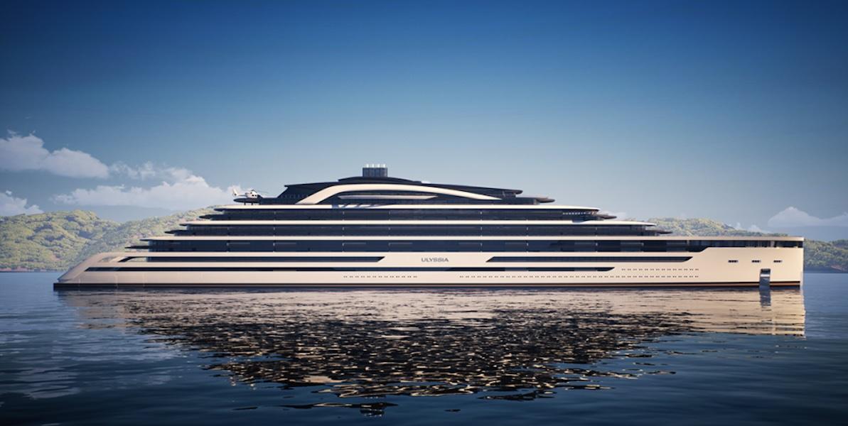 Ulyssia blir världens största privatyacht med boende året om.