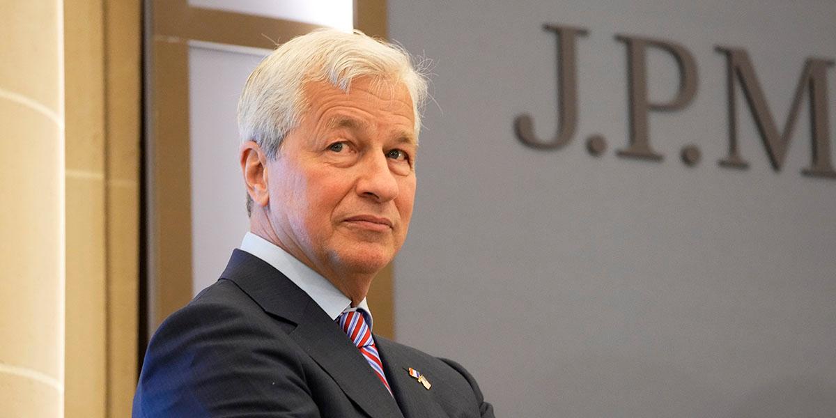 En bild på JP Morgans vd, Jamie Dimon.