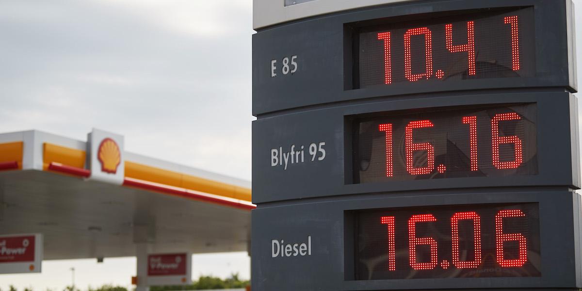 Bild på oljejätten Shell som expanderar med LNG.