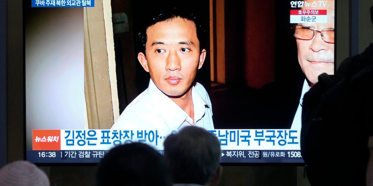 Diplomat flyr till Sydkorea