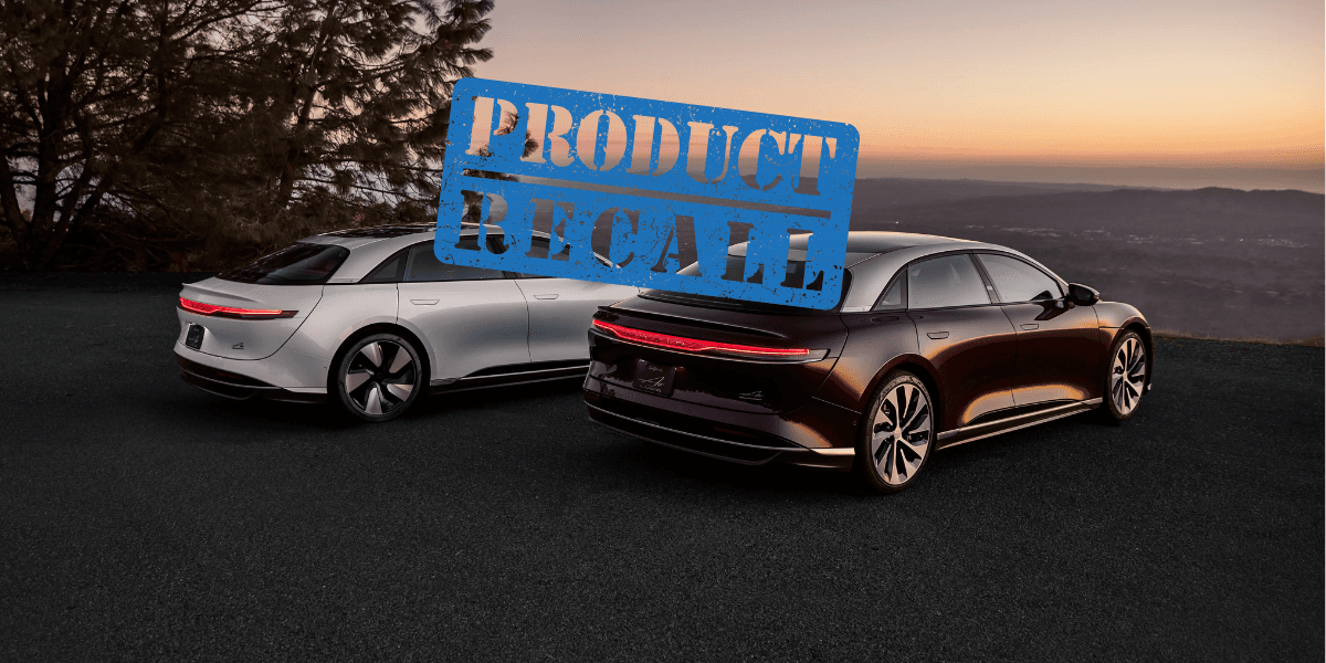En stor mängd bilar från Lucid måste uppdateras omgående. Problemet är att bilen plötsligt kan förlora kraft, mitt under körning. (Foto: Lucid)