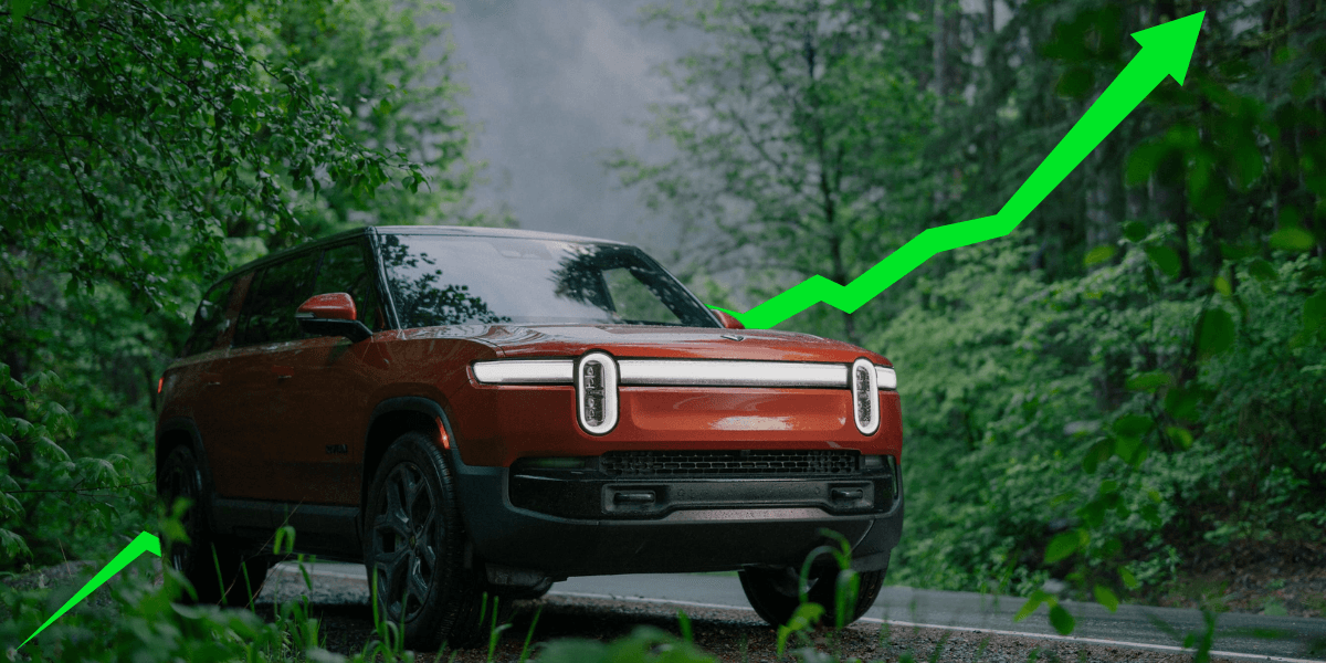 Det går bra nu. Rivian tuggar på. (Foto: Rivian)