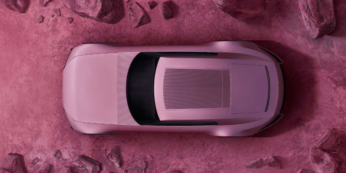 Ingen bakruta och räfflat tak. (Foto: Jaguar)